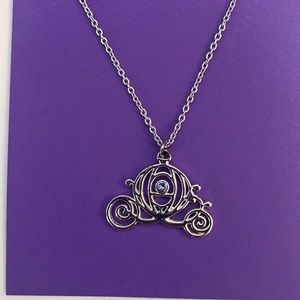 Disney Cinderella carriage necklace